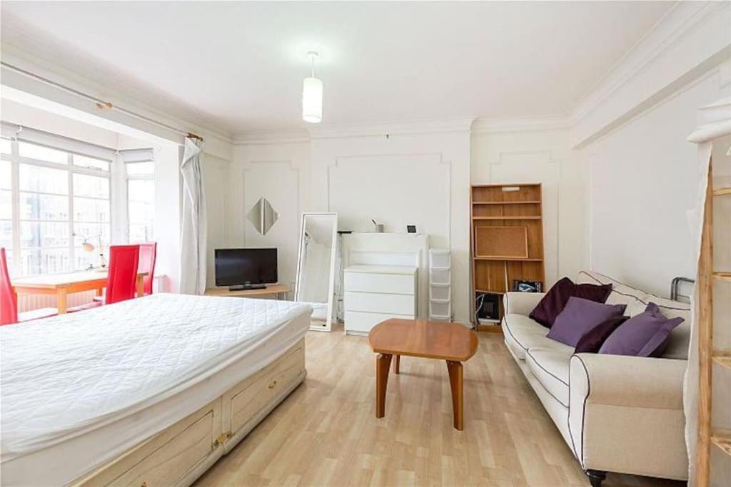 King-Sized Studio, 6Th Floor + Lift, Regent'S Park London Bagian luar foto